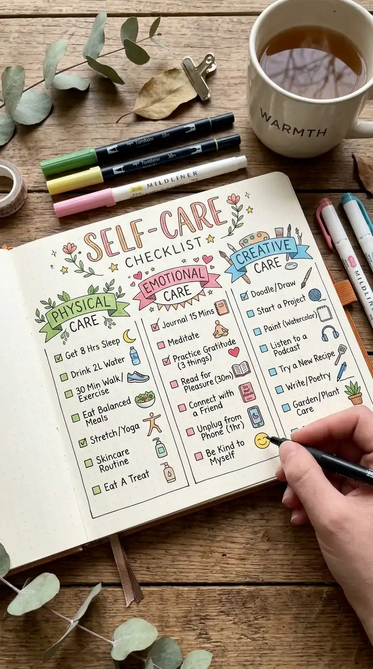 16 Bullet Journal Monthly Spread Pages Ideas