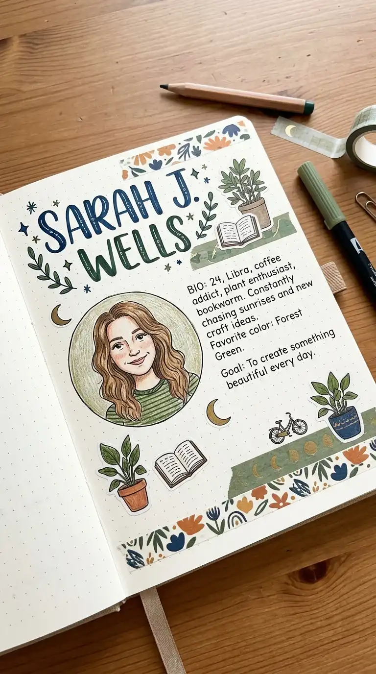 14 About Me Bullet Journal Ideas