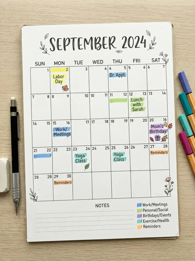 13 September Bullet Journal Spread Ideas