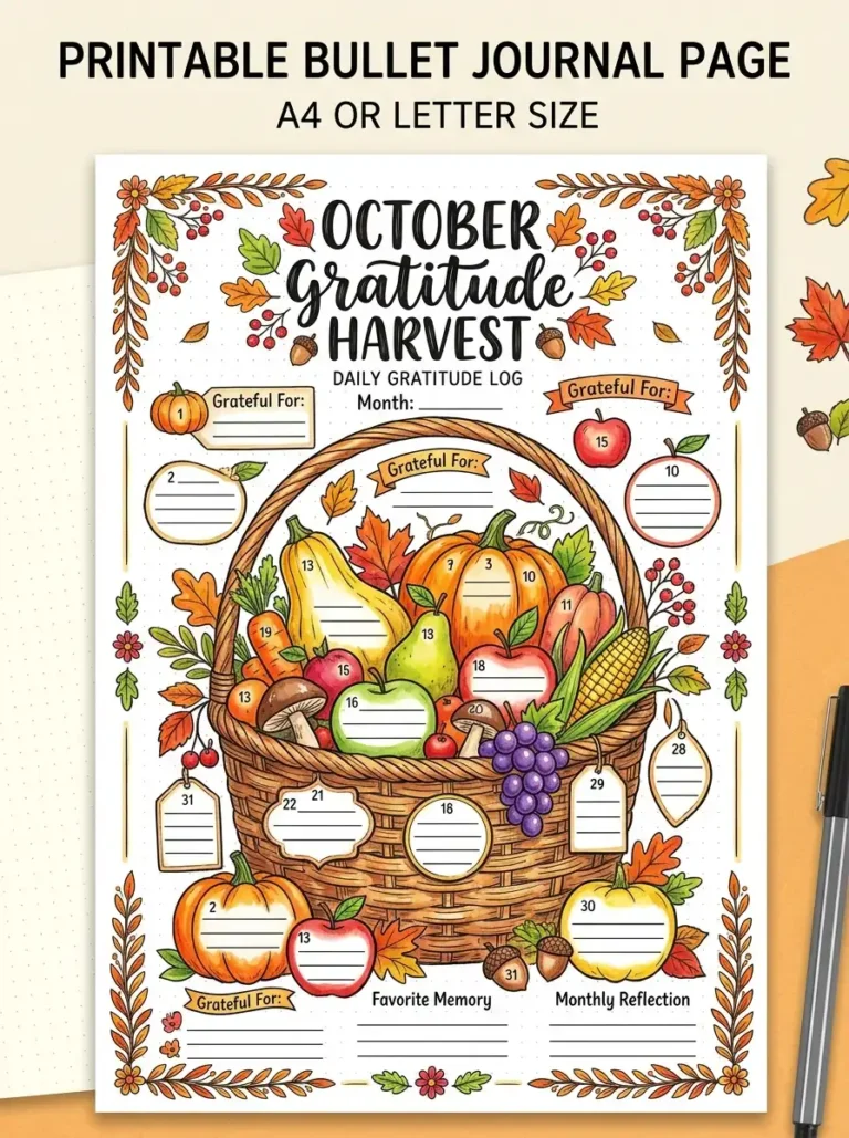 15 October Bullet Journal Ideas